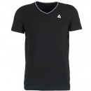 Le Coq Sportif Lauzet T Noir - T-Shirts Manches Courtes Homme Promotions